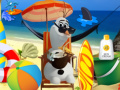 Игра Frozen Olaf Beach Resort