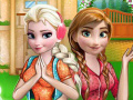 Игра Frozen Sisters Barbecue Party