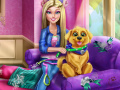 Игра Barbie Puppy Potty Training