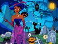 Игра Princess Halloween Graveyard Cleaning