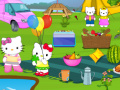 Игра Hello Kitty Picnic Spot Find 10 Difference