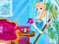 Игра Elsa Sleepover Cleaning