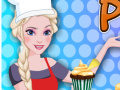 Игра Elsa Cooking Ginger Pumpkin Cupcakes
