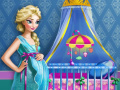 Игра Pregnant Elsa Baby Room Decor 