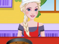 Игра Elsa Cooking Four Egg Yellow Cake