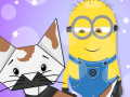 Игра Minion Halloween Origami Cat 