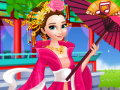 Игра Elsa And Anna Chinese Dressup