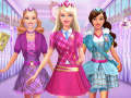 Игра Barbie princess School Uniform