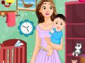 Игра Rapunzel New Baby Room Cleaning