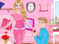 Игра Ken Proposes to Barbie Clean Up 