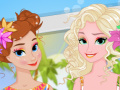 Игра Anna And Elsa Tropical Vacation 