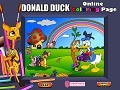 Игра Donald Duck Coloring