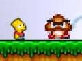 Игра Bart and Homer in Mario World