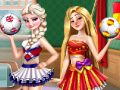 Игра Eliza And Chloe Football Rivals 