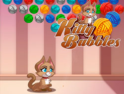 Игра Пузыри Китти онлайн.