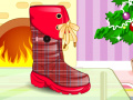 Игра Winter Boots Decoration