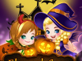 Игра Elsa And Anna Halloween Story