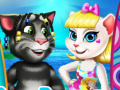 Игра Angela And Tom Beach Vacation