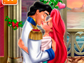 Игра Mermaid Princess Mistletoe Kiss