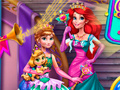 Игра Anna And Ariel Princess Ball Dress Up