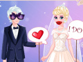 Игра Elsa And Jack Wedding Photo