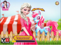 Игра Elsa Circus Time