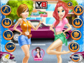 Игра  Belle and Ariel Car Wash