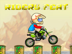 Игра Подвиг мотоциклистов онлайн.