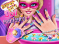 Игра Superhero doll manicure