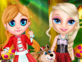 Игра Little Elsa In Red Hood