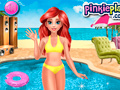 Игра Mermaid Princess Pool Time