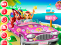 Игра Princesses Beach Trip