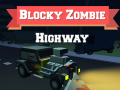 Игра Blocky Zombie Highway