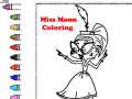 Игра Miss Moon Coloring  