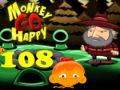 Игра Monkey Go Happy Stage 108