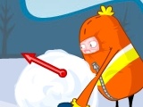 Игра Snowman Stacker