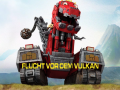 Игра Dinotrux: Flucht vor dem Vulkan