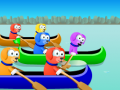 Игра The big Puppy Canoe race