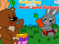Игра Coloring Bear and Bunny