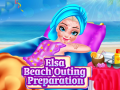Игра Elsa Beach Outing Preparation