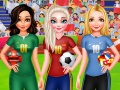 Игра BFF Princess Vote For Football 2018