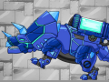 Игра Combine! Dino Robot Tyrano Red + Tricera Blue