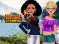 Игра Jasmine & Rapunzel on Camping