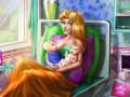 Игра Sleepy Princess Twins Birth