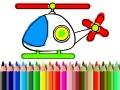 Игра Back To School Helicopter Coloring