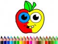 Игра Back To School: Apple Coloring Book