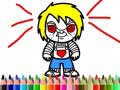 Игра Scary Boy Coloring Book