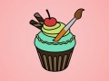 Игра Yummy Cupcake Coloring