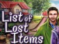 Игра List of Lost Items