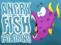 Игра Angry Fish Coloring 